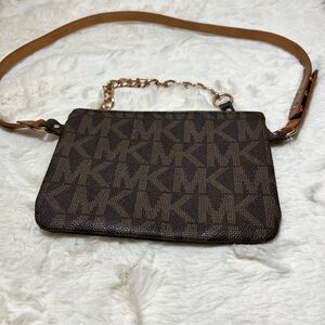 Michael Kors Signature wallet belt or crossbody